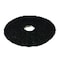 3M 3M 17 in. D Non-Woven Natural/Polyester Fiber Floor Pad Disc Black 7200-17 - alternate 1